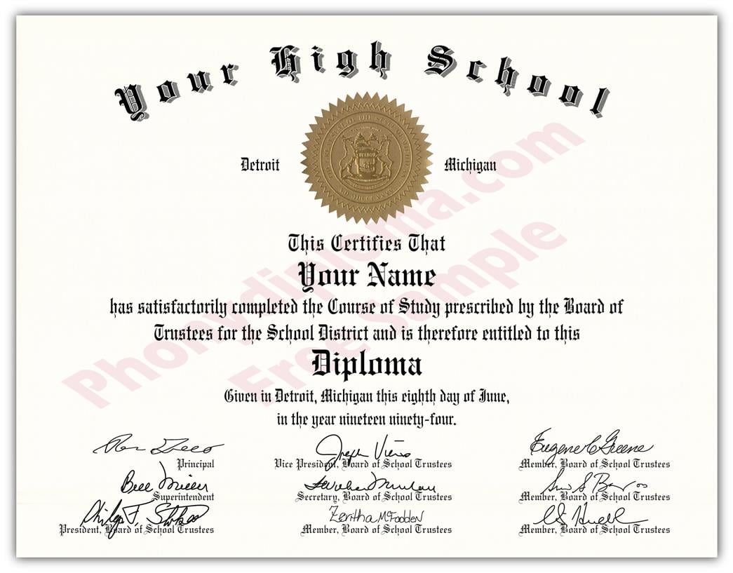 High School Diplomas